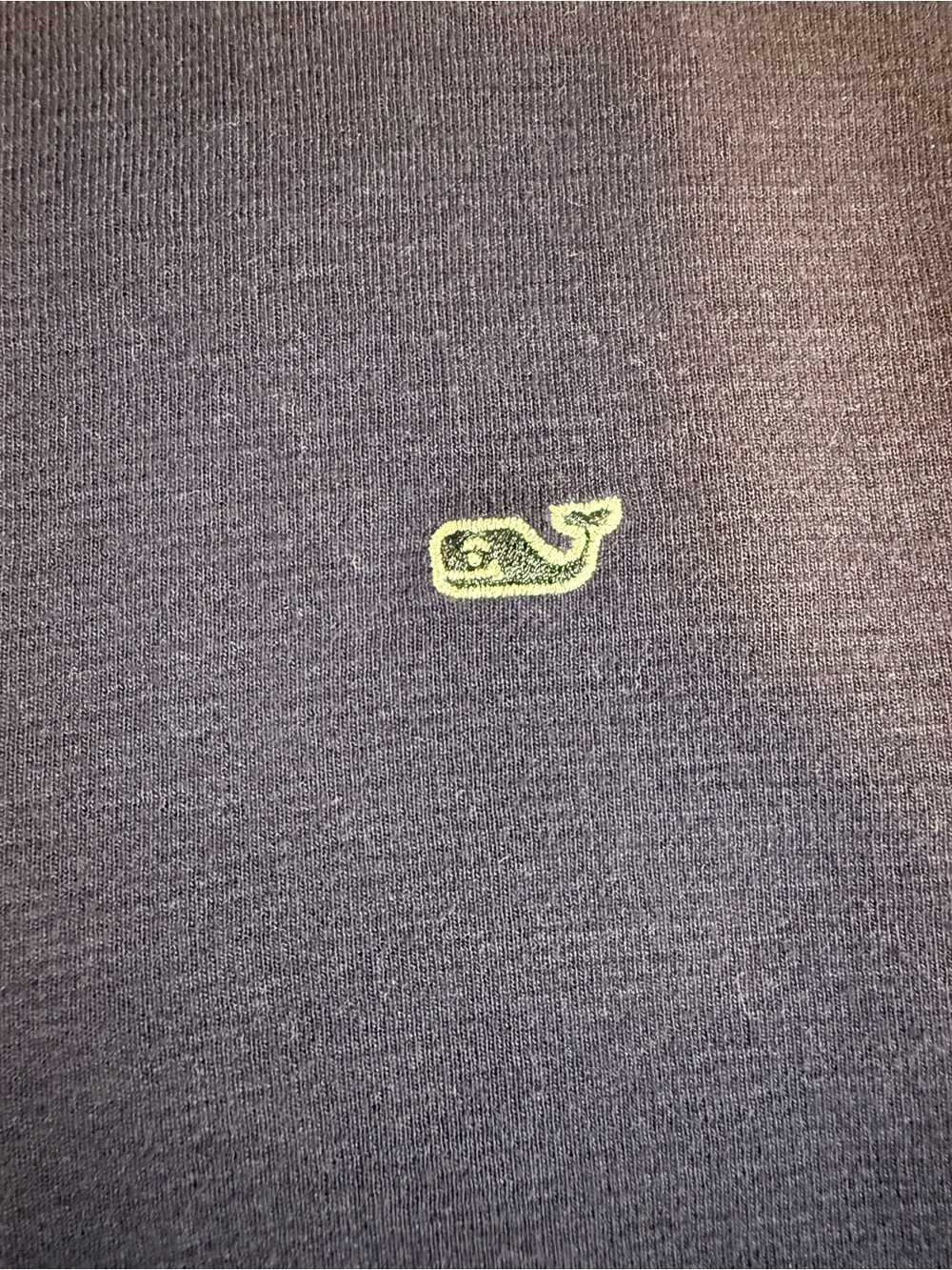 Vineyard Vines Saltwater 1/4 Zip Pullover Boys L 16 Navy Blue Sweater Whale - Picture 6 of 13